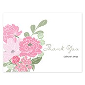 Country Petals Pink Folded Notes