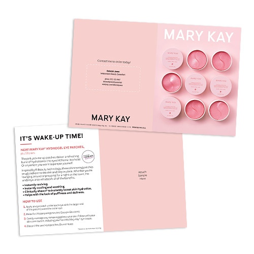 Mary Kay Hydrogel Eye Patches Sample Cards, Personalized