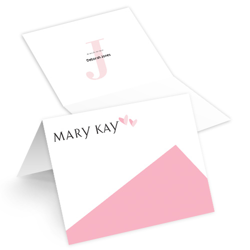 Monogram Folded Note Cards - MARY KAY CONNECTIONS